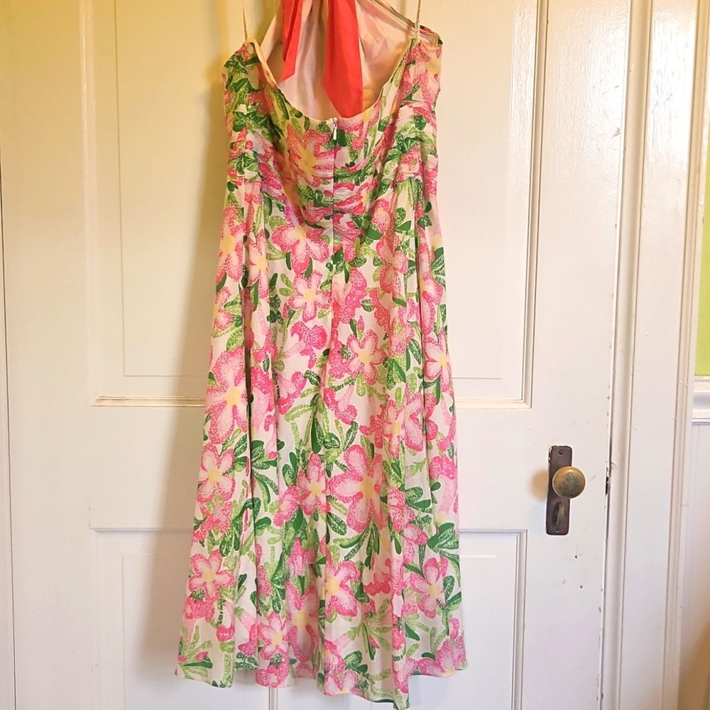 Lilly Pulitzer vintage halter dress - Picture 4 of 8